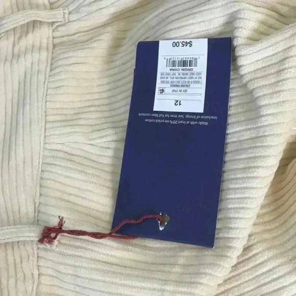 Rowing Blazers for Target Tapered
Cream Corduroy Pants - Picture 14 of 15